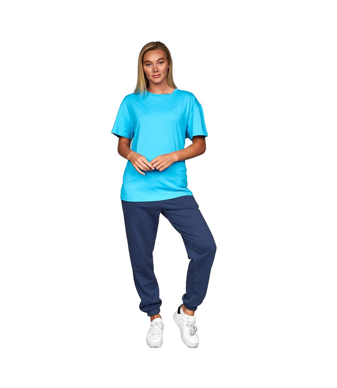 T-shirt adalee femme cyan Juice-4