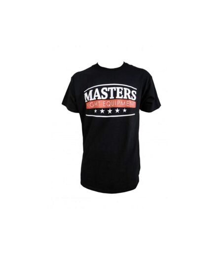 T-shirt Motif/style Logo Homme Noir Blanc Masters