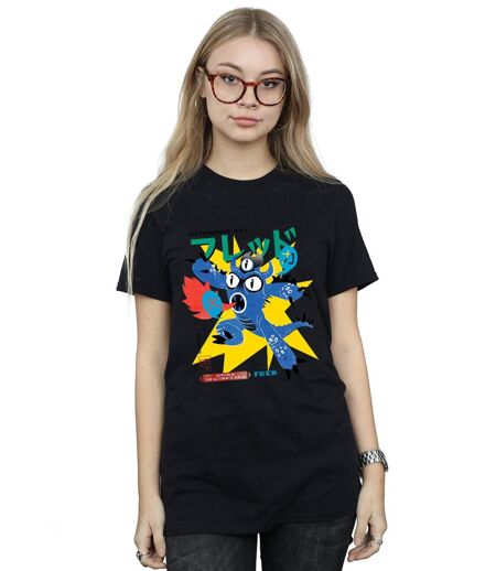 Disney - T-shirt BIG HERO FRED ULTIMATE KAIJU - Femme (Noir) - UTBI16955