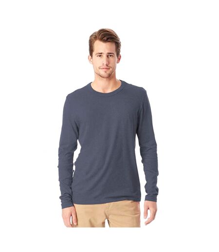 Alternative Apparel Mens 50/50 Keeper Long Sleeve T-Shirt (Vintage Navy) - UTRW7148