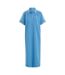 Robe T-shirt Motif/style À Col Femme Bleu Adidas-2