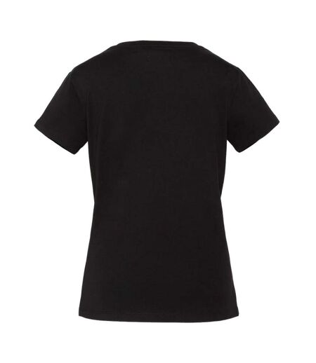 T-Shirt noir femme schott tsbrodedw