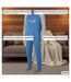 OZABI Pyjama Homme Doublé Polaire Raglan Brodé-5