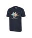 Mens Keswick Short-sleeved T-shirt Navy Mountain Warehouse-4