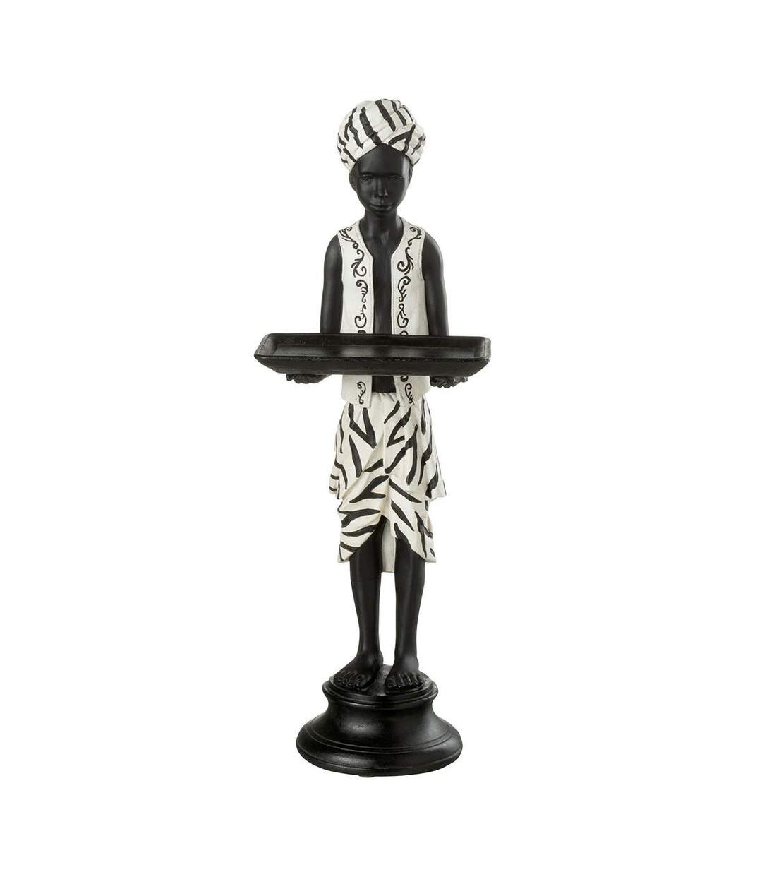 Statuette Déco Garçon Debout 47cm Noir-1