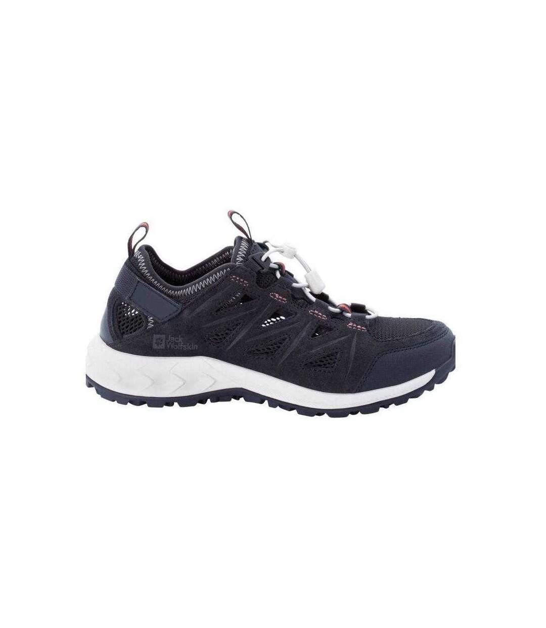 Baskets Woodland Hybrid Low Femme Bleu Marine Foncé Jack Wolfskin-4