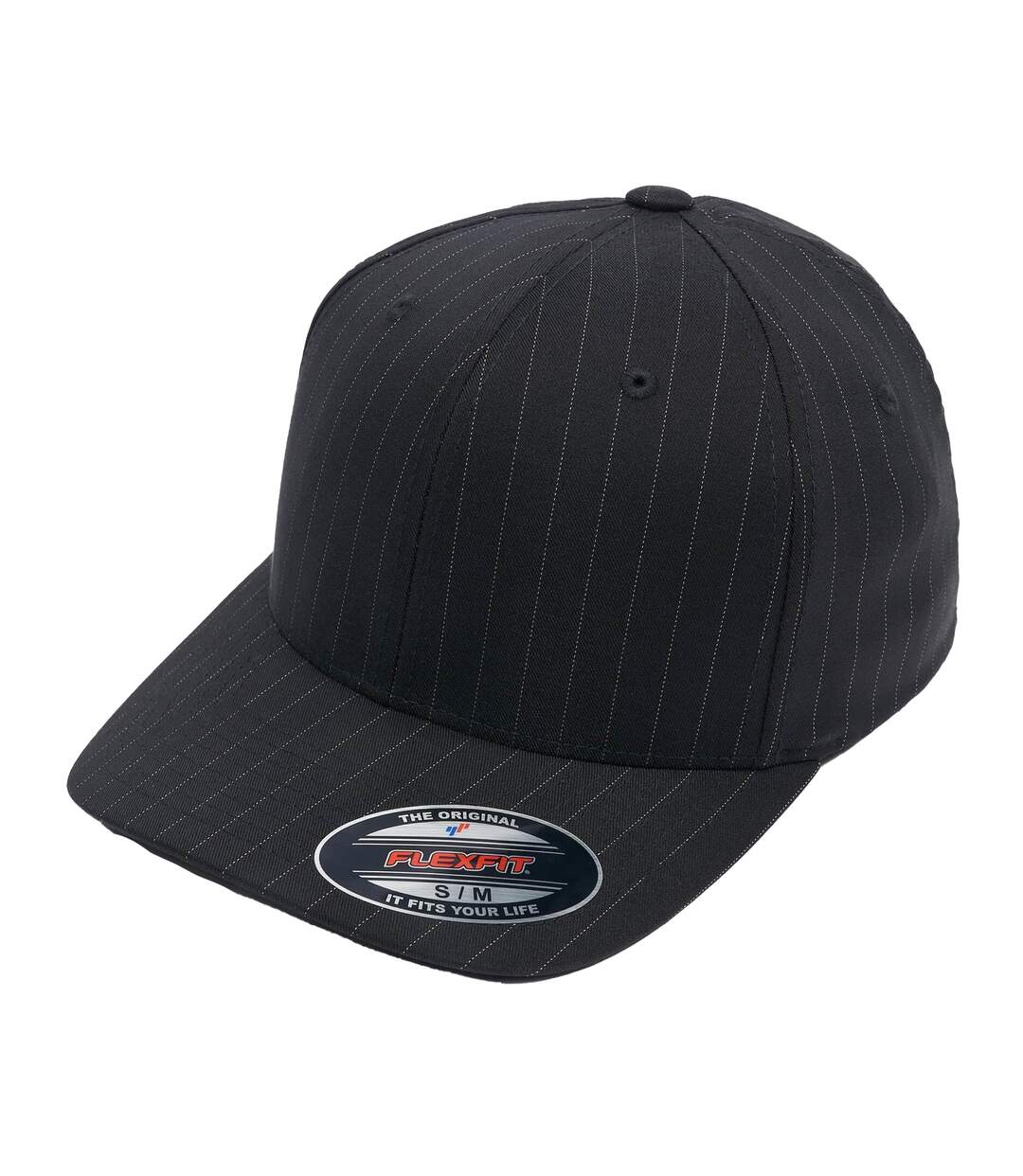 Casquette De Baseball Noir Blanc Flexfit-1