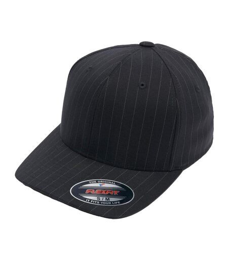 Casquette De Baseball Noir Blanc Flexfit