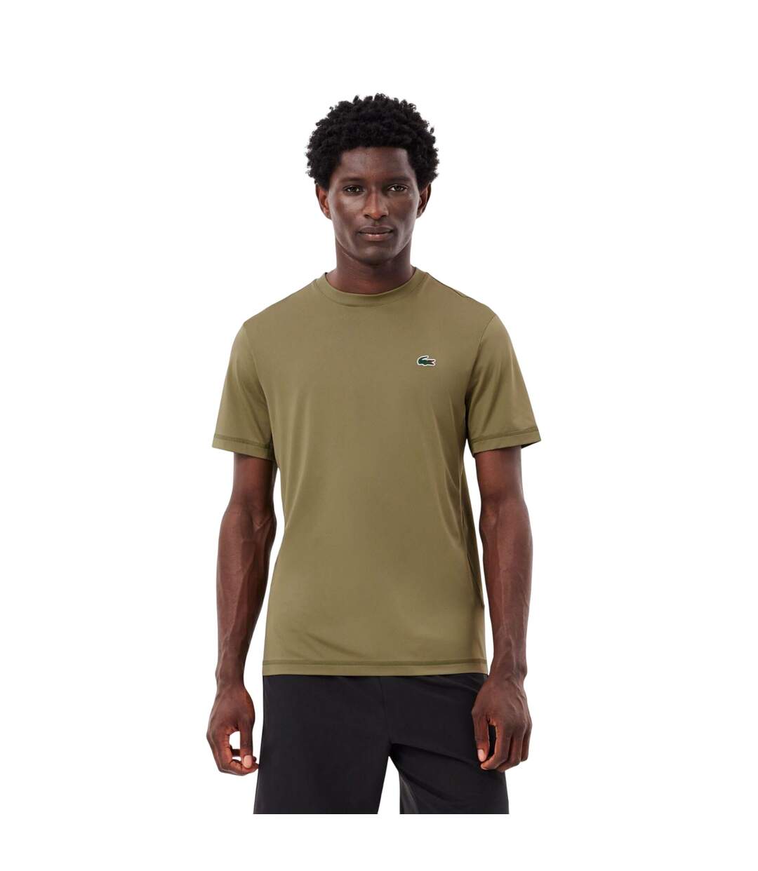 T-shirt Sports Homme Kaki Lacoste-1
