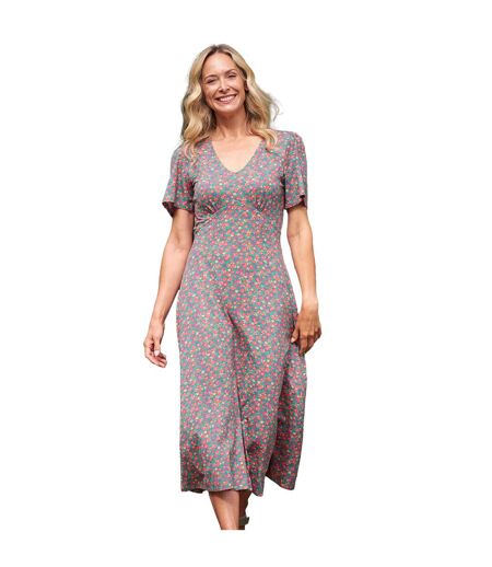 Womens/ladies como floral dress coral Mountain Warehouse