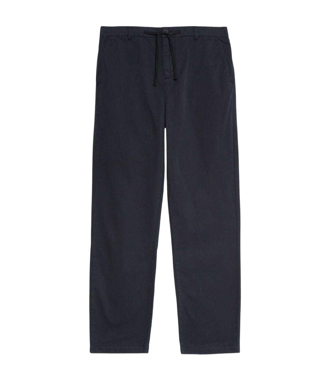 Chino Effilé Et Uni Homme Noir Lyle & Scott-1