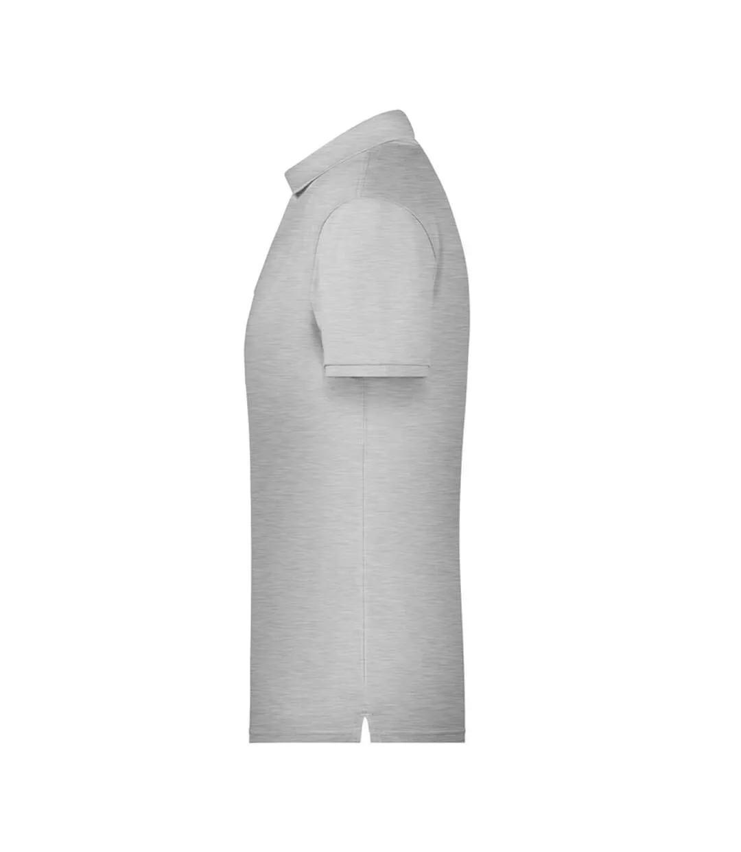 Polo Basic Homme Gris Chiné James And Nicholson-4