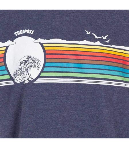 T-shirt Lakehouse Homme Bleu Marine Chiné Trespass