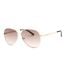 Lunettes De Soleil Motif/style Dégradé Homme Taille Unique Marron Rose Doré Guess-1