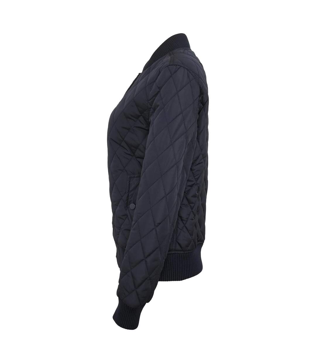 Doudoune Motif/style Losange Femme Bleu Marine Urban Classics-4
