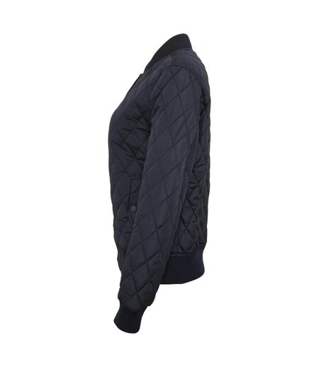 Doudoune Motif/style Losange Femme Bleu Marine Urban Classics
