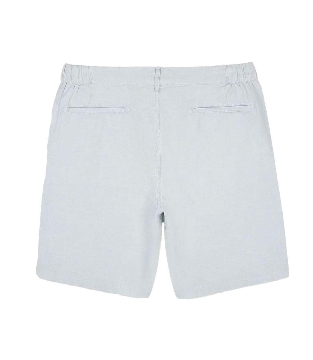 Short chino bleu homme teddy smith linen - l-2
