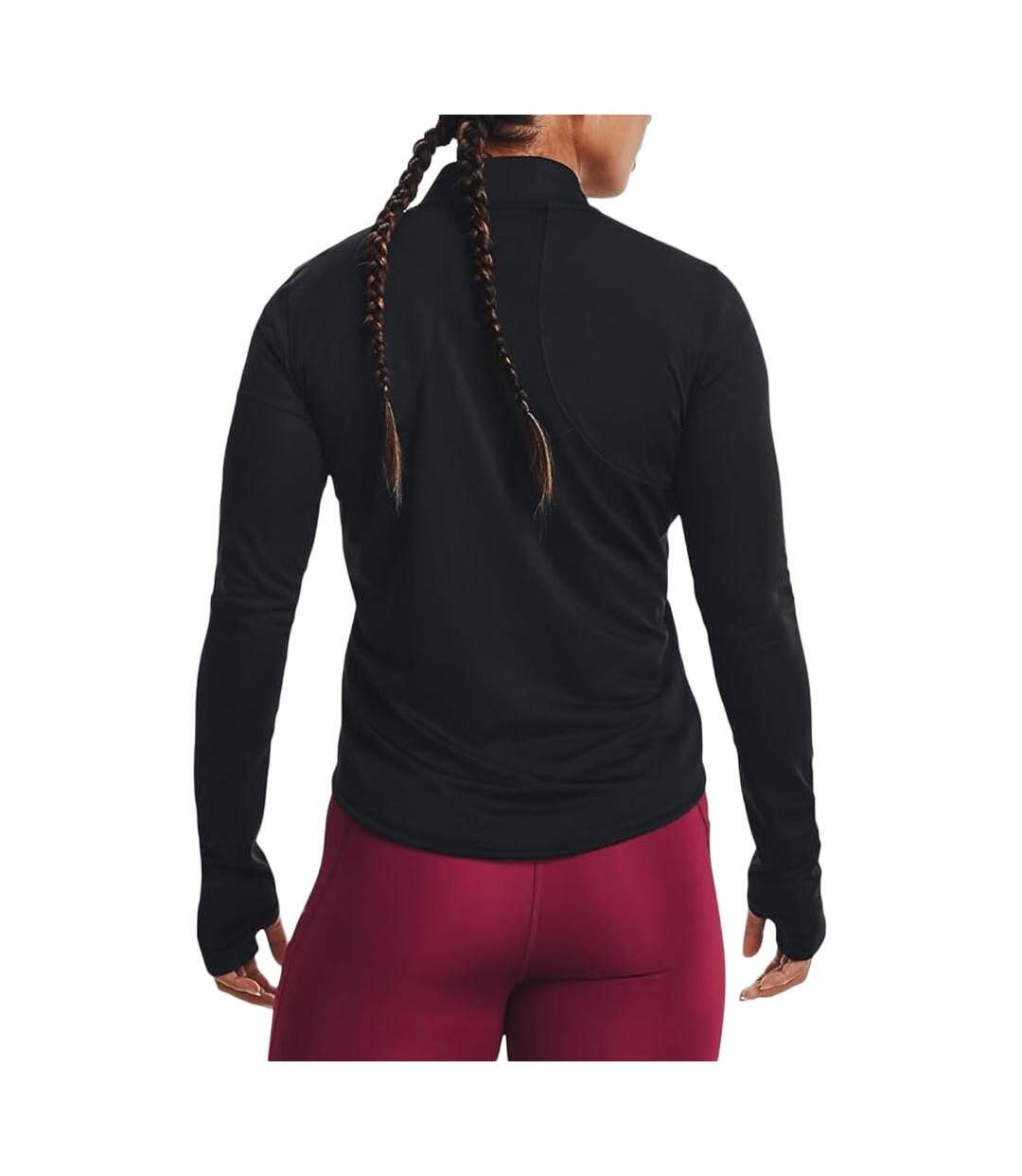 Tee-shirt Manches Longues Noir Femme Under Armour Speed Stride 2.0 - XL-2