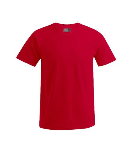 T-shirt Premium Homme Rouge Feu Promodoro
