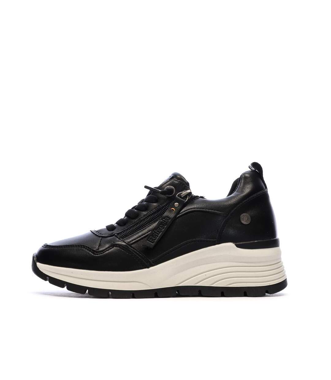 Baskets noires femme refresh 172938-1