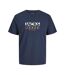 T-Shirt marine homme jack & jones jorsevens-1