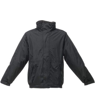 Regatta Mens Dover Waterproof Windproof Jacket (Black/Ash) - UTRW1185