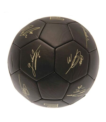 Arsenal FC - Ballon de foot PHANTOM (Noir mat / Doré) (Taille 5) - UTTA9611