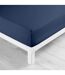 Drap Housse en Coton Biolina 180x200cm Bleu Nuit-2