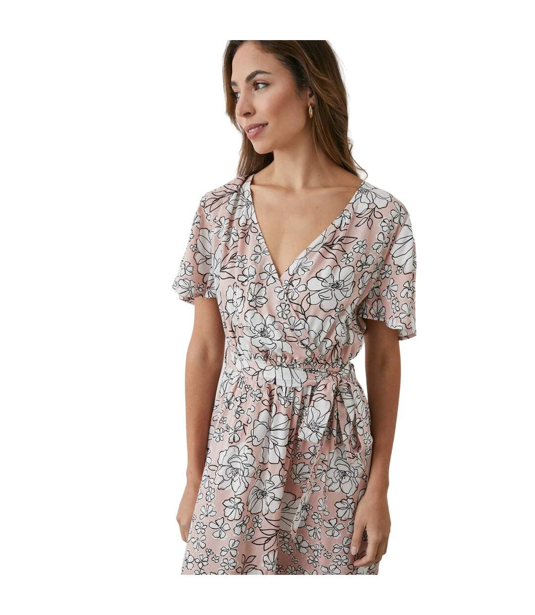 Robe Femme Rose Blush Principles-4