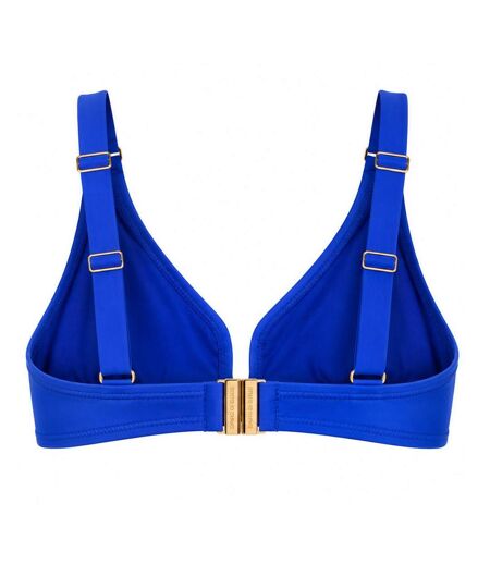 Haut de maillot de bain bleu électrique femme grain de sable louisa