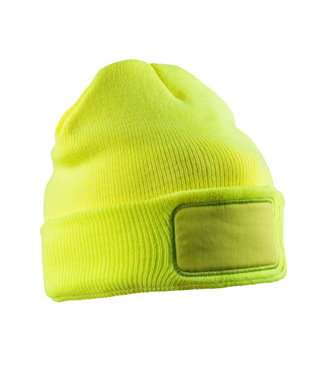 Bonnet Printers Jaune Fluo Result Genuine Recycled-1