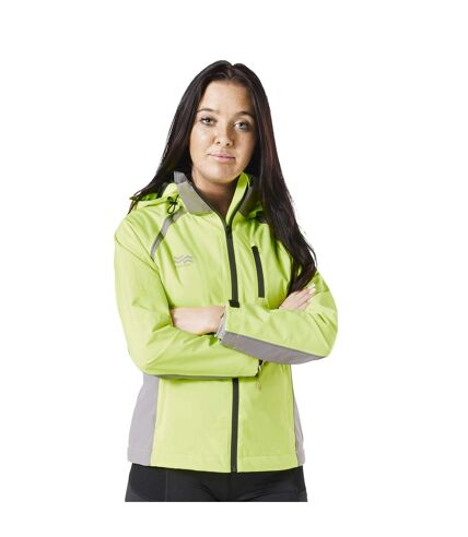 Veste imperméable femme jaune / gris Firefoot