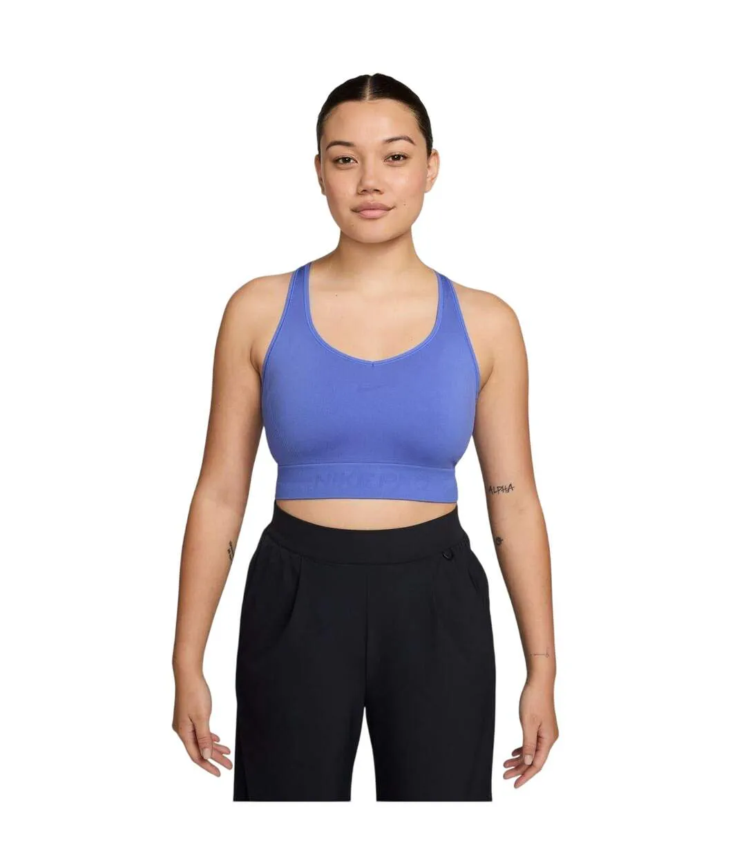 Brassière De Sport Pro Femme Bleu Saphir Nike-2
