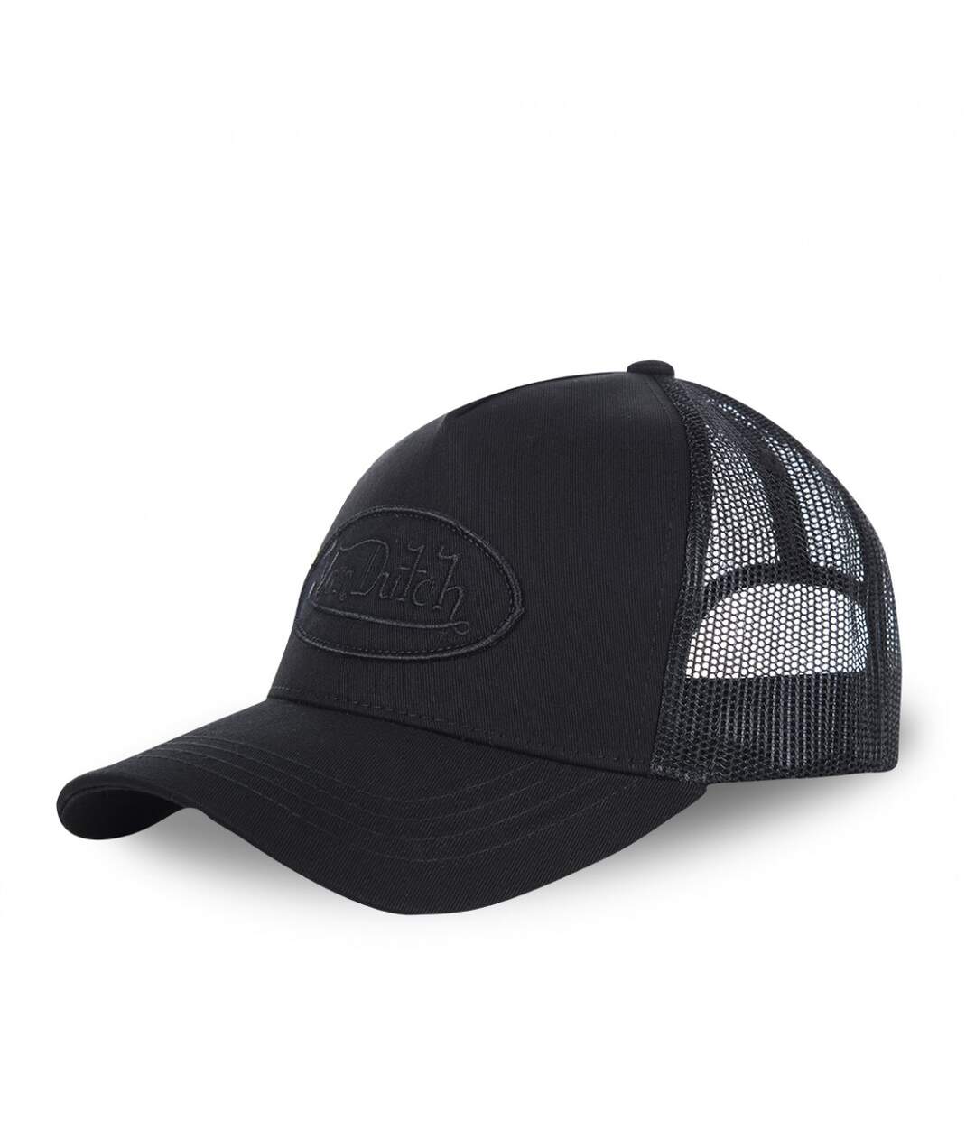 Casquette Von Dutch baseball filet Lofb Noir-1