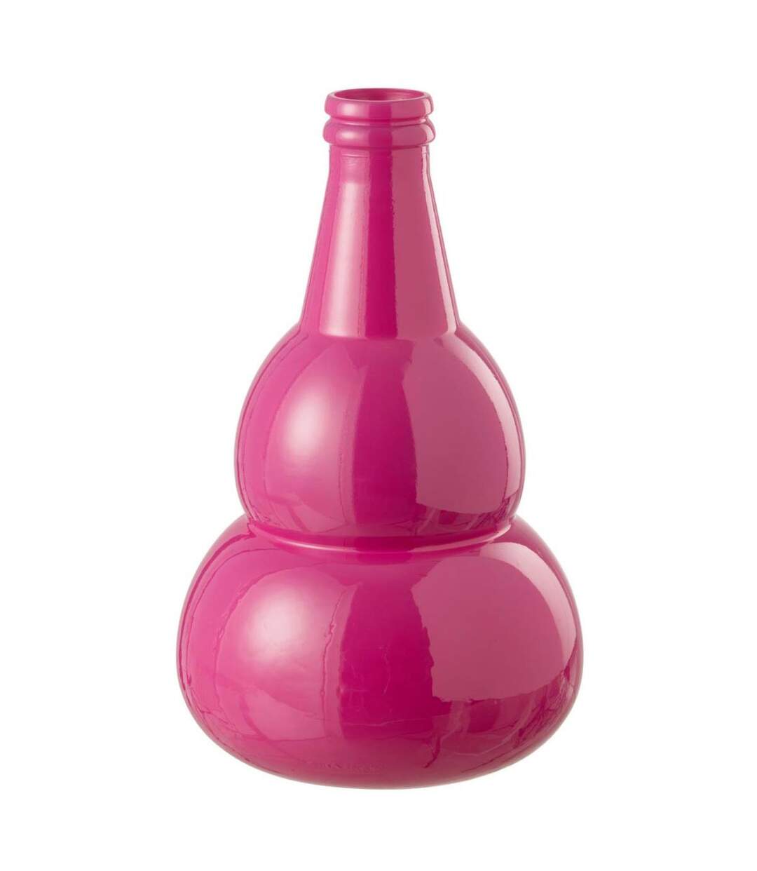 Vase Design en Verre Cocoon 45cm Rose-1