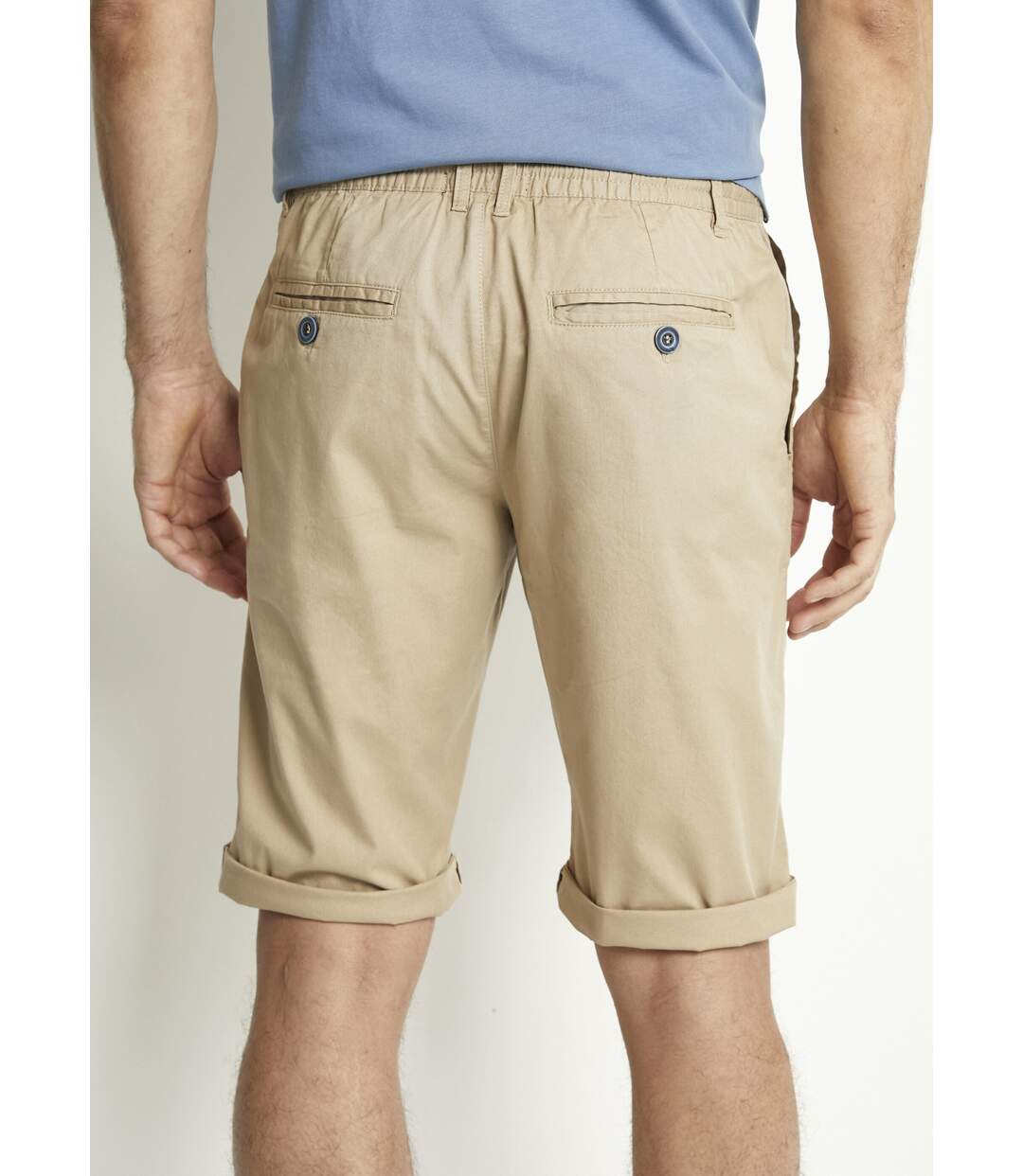 Bermuda coton ceinture élastiquée-2