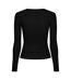 T-shirt Manches Longues Motif/style Brodé Femme Noir Guess-3