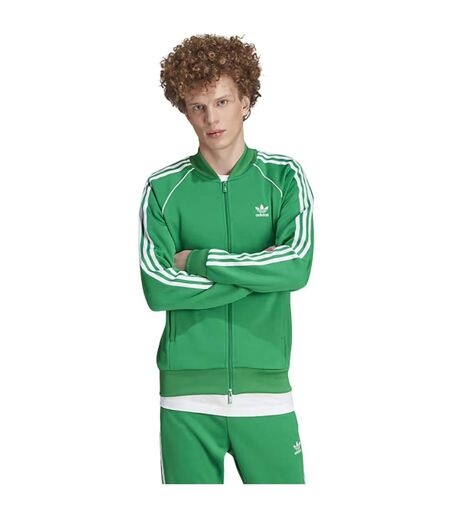 Haut De Survêtement Sstr Adulte Vert Adidas
