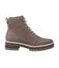 Womens/ladies Wylder Leather Ankle Boots Green Toms-4