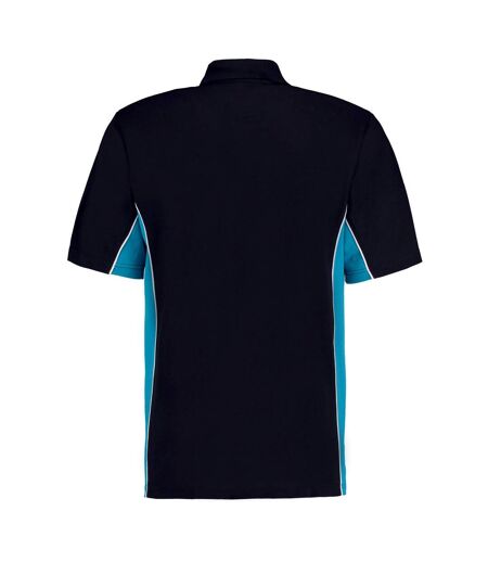 GAMEGEAR Mens Track Classic Polo Shirt (Navy/Turquoise/White) - UTRW9897