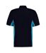 GAMEGEAR Mens Track Classic Polo Shirt (Navy/Turquoise/White)
