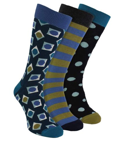 3 Pack Stylish Novelty Gift Box Dress Socks