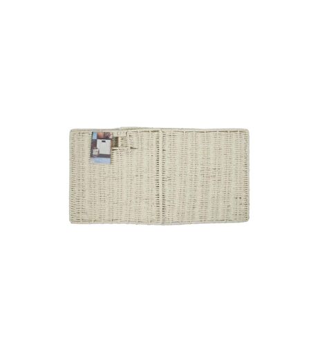 Boîte de Rangement Pliable Tressée 30x30cm Naturel