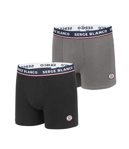 Lot 2 boxers coton homme French Serge Blanco