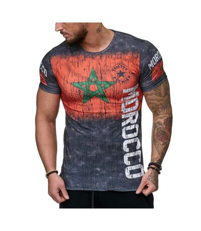 T-shirt Maroc pour homme T-shirt Morocco gris