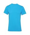 Canvas Unisex Jersey Crew Neck Short Sleeve T-Shirt (Aqua Blue)