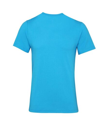 Canvas Unisex Jersey Crew Neck Short Sleeve T-Shirt (Aqua Blue) - UTBC163
