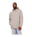 Casual Classics Mens Ringspun Cotton Tall Oversized Hoodie (Heather Grey)