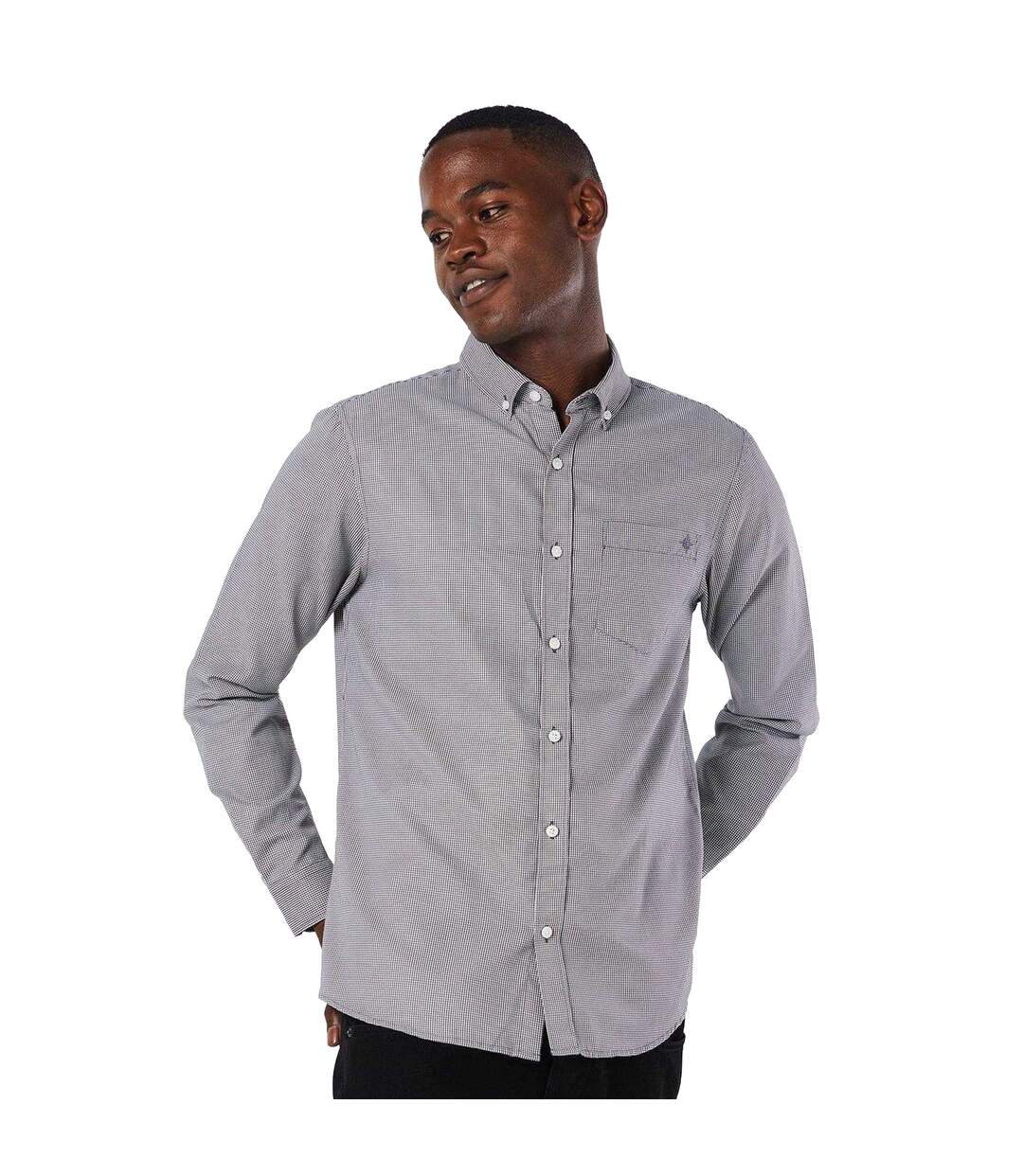 Chemise homme gris Maine