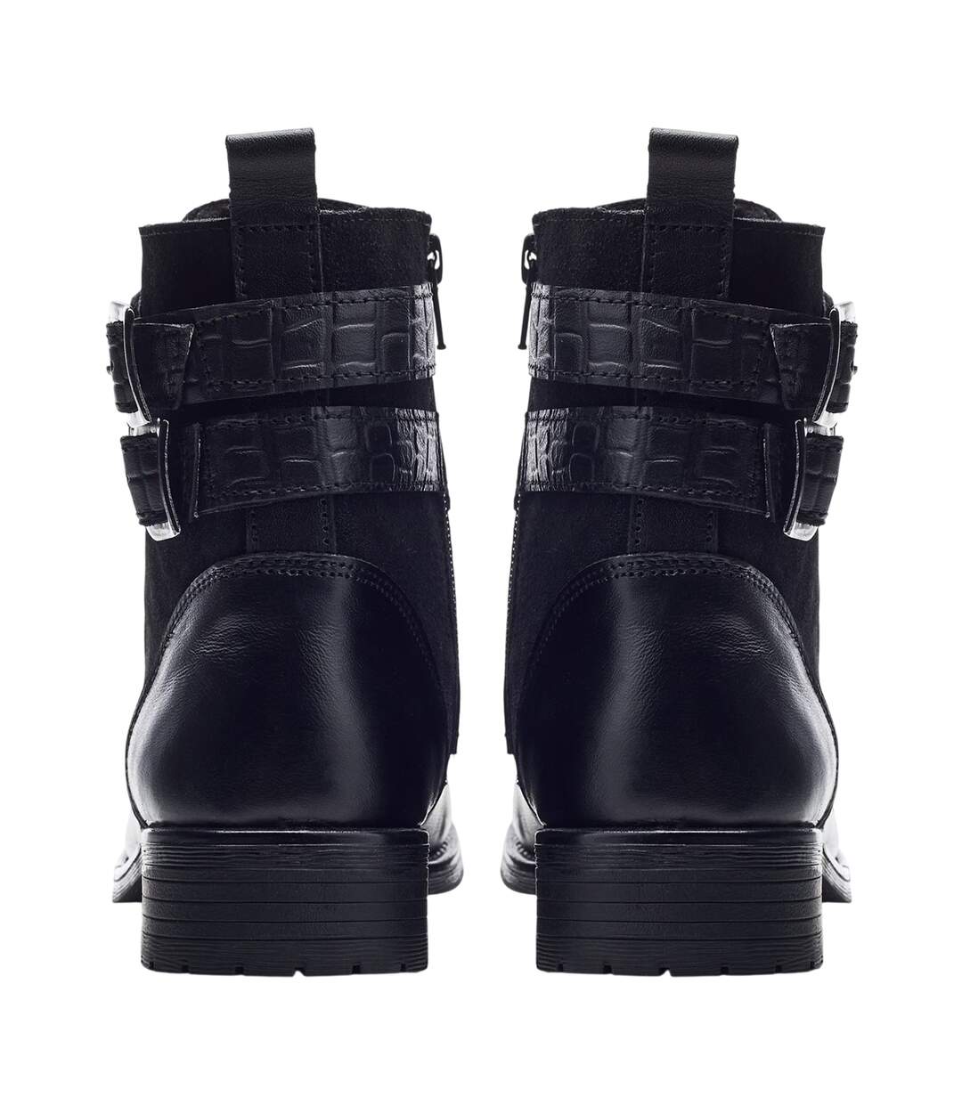 Bottines Mauvaise Femme Noir Moda In Pelle-2